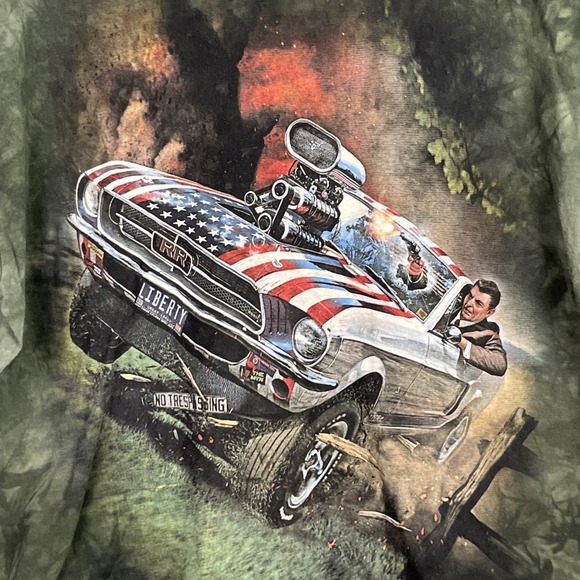 The Mountain Other - Ronald Reagan the Liberator Shirt XL The Mountain Patriotic Graphic Tee Military